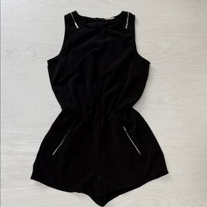 Black Sleeveless Jumpsuit